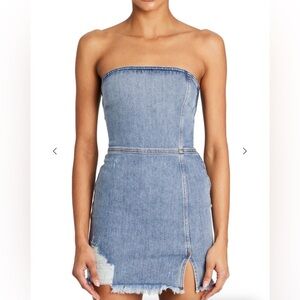 SER.O.YA Leighton Dress blue denim mini dress Size Small